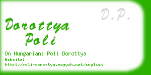 dorottya poli business card